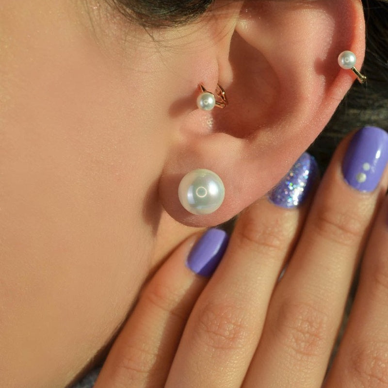 Pearl Earrings Pearl Studs Pearl Earring Set Stud Earrings