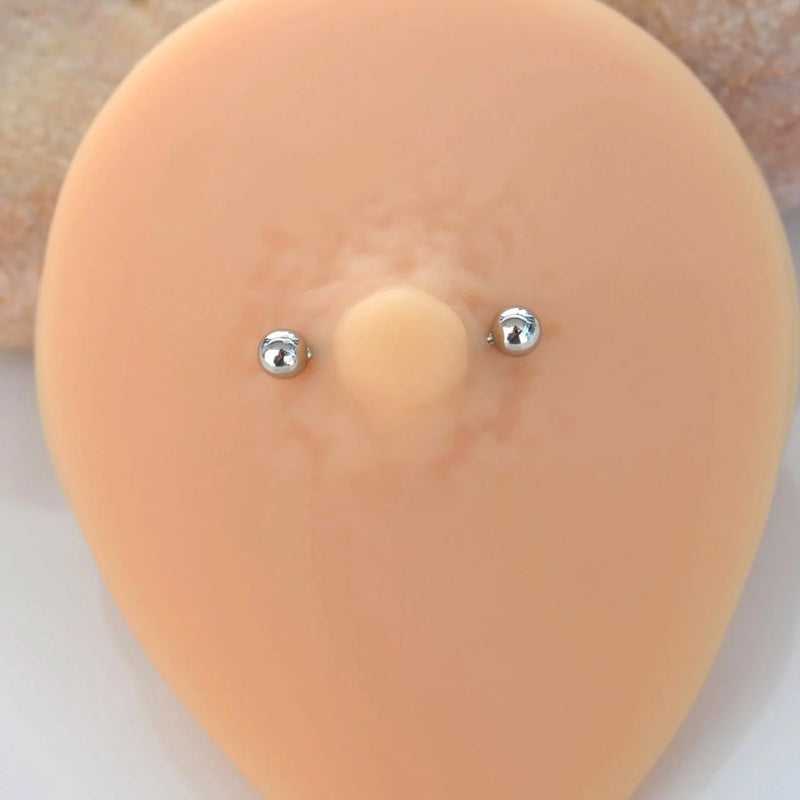 Heart Nipple Piercing Nipple Barbells Nipple Bar Body Piercing Bridge Barbells Body Jewelry