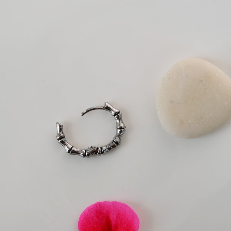 Bone Mens Earring Mens Earrings Male  Huggie Antique Thumb Vintage Hoop Earrings