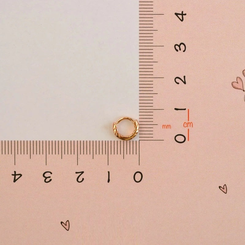 5 mm Mini Ring Earring, Mini Piercing, Minimalist Earring, Hoop Earring,  Forward Helix Tragus Piercing Daith Helix