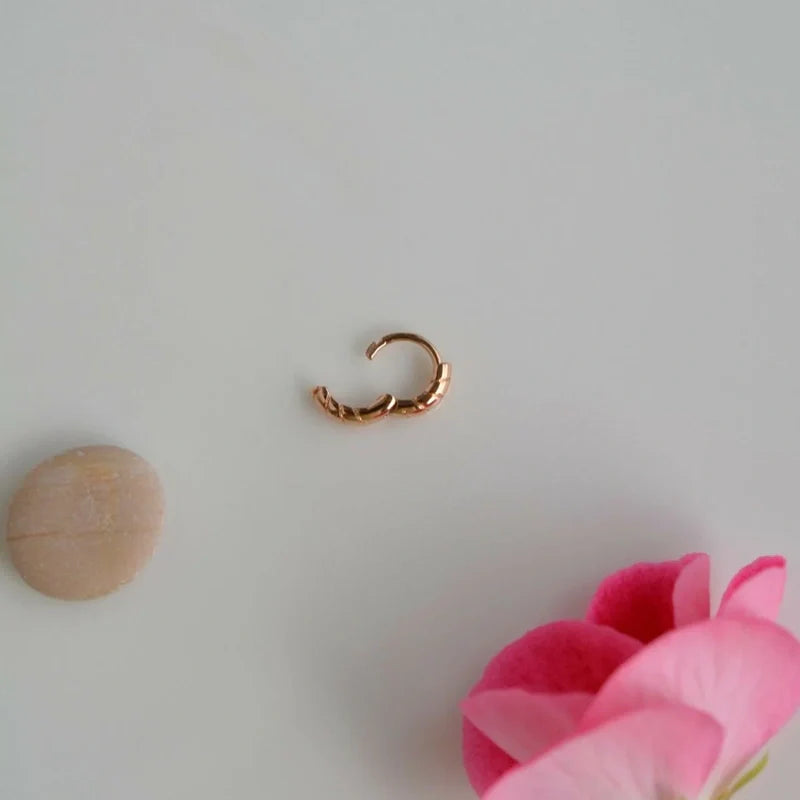 5 mm Mini Ring Earring, Mini Piercing, Minimalist Earring, Hoop Earring,  Forward Helix Tragus Piercing Daith Helix