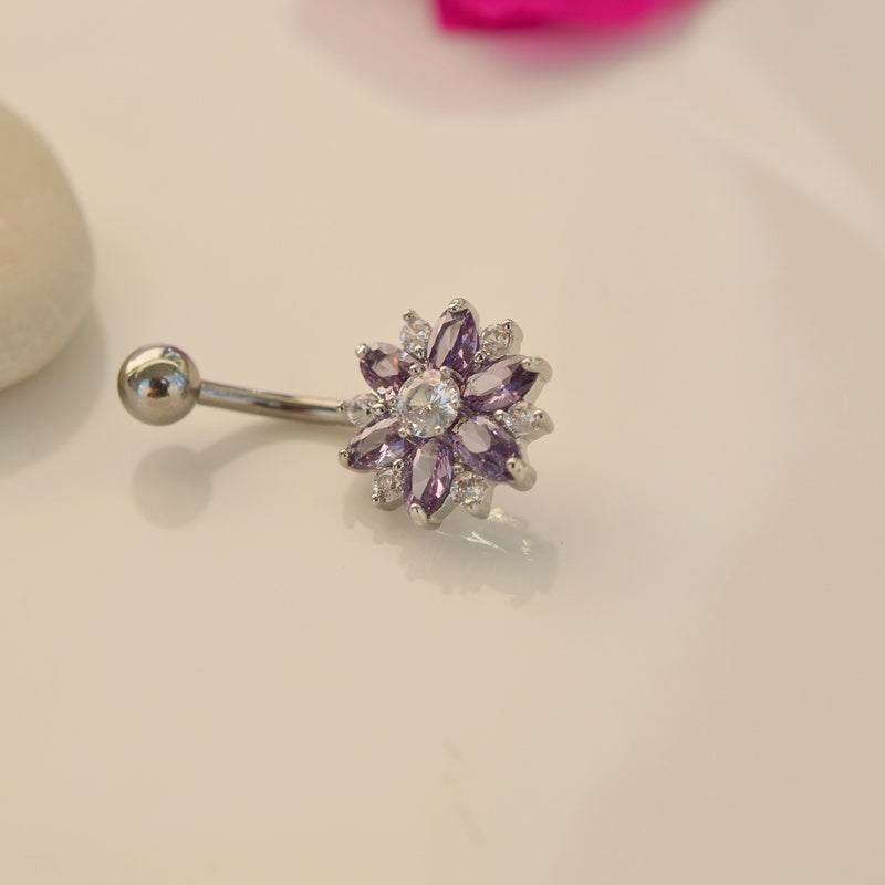 #colour_silver with purple flowers