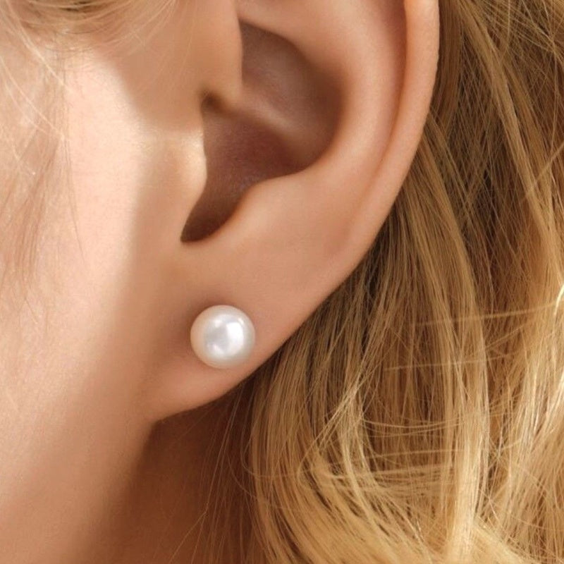 Pearl Earrings Pearl Studs Pearl Earring Set Stud Earrings