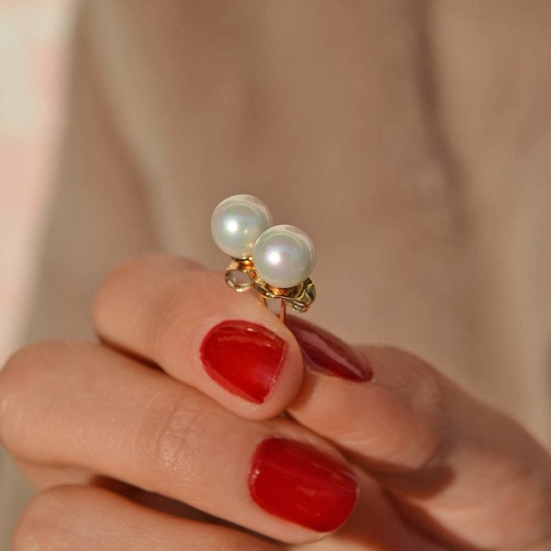 Pearl Earrings Pearl Studs Pearl Earring Set Stud Earrings