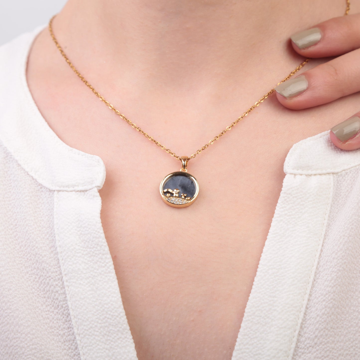 Little Prince Necklace Gold Colour Chain