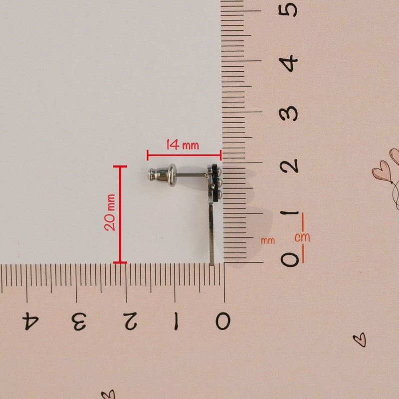 Mens Chef Knife Earring Steel Mens Earring Mens Earrings Male  Huggie Antique Thumb Vintage