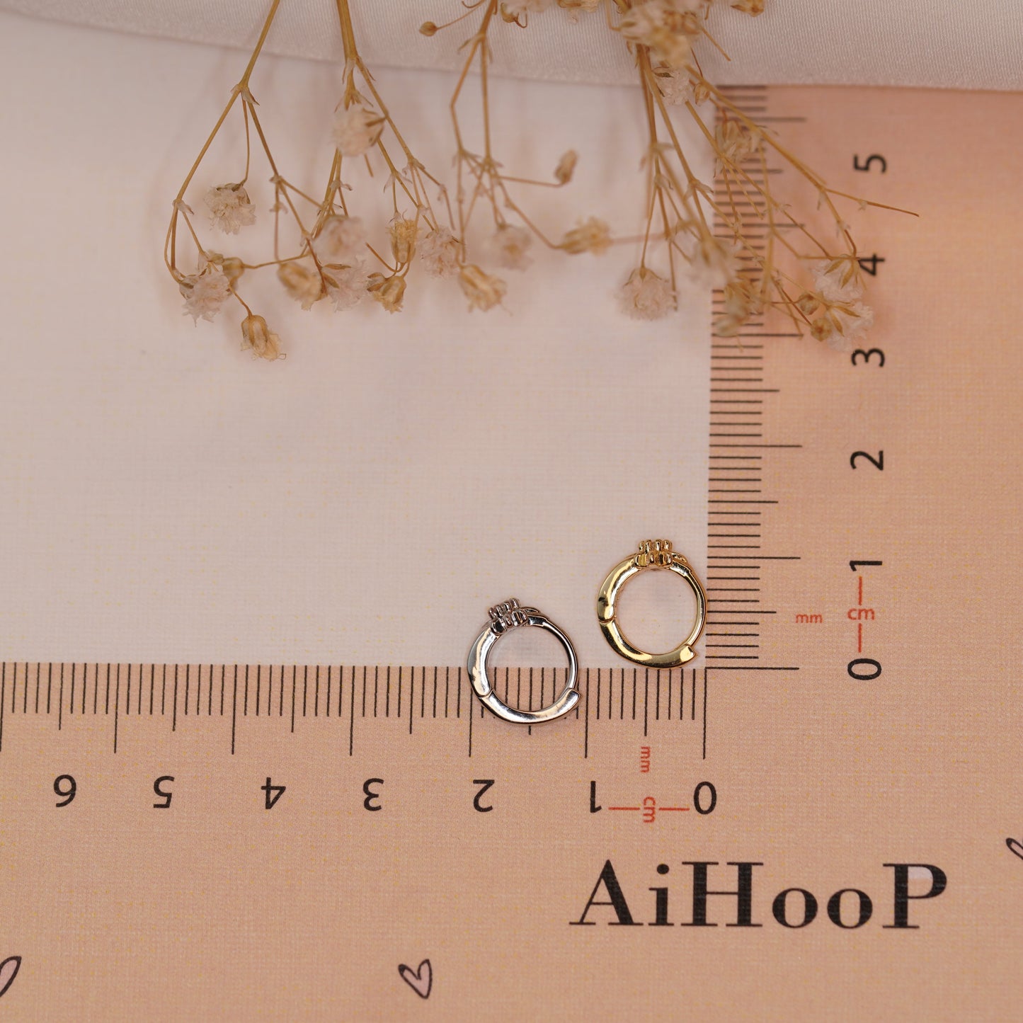 Gold Polar Star Earring, Star Earring, Ring Tragus Piercing Helix Piercing Cartilage Earring Gold  Silver