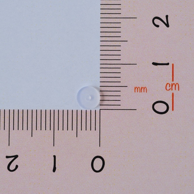 Antiallergic Bioplast Ear Hole Swelling Preventive Earring Backing, Hypoallergenic Earring back