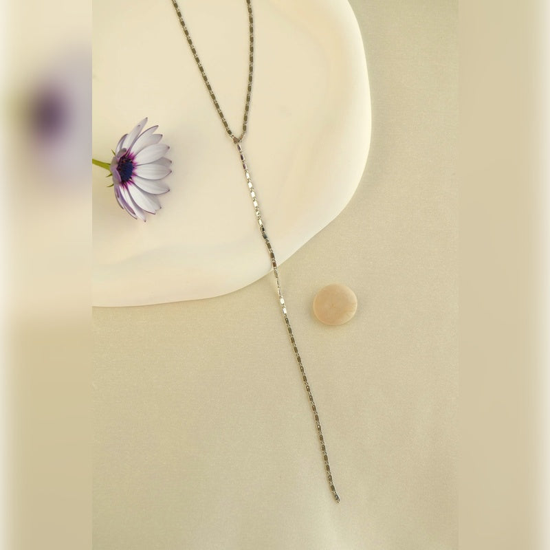 Lariat Necklace, Y Necklace,Long Necklace, Summer Necklace, Chain Necklace, Decollete Necklace, Dual Long Layering Necklace, Gold Silver