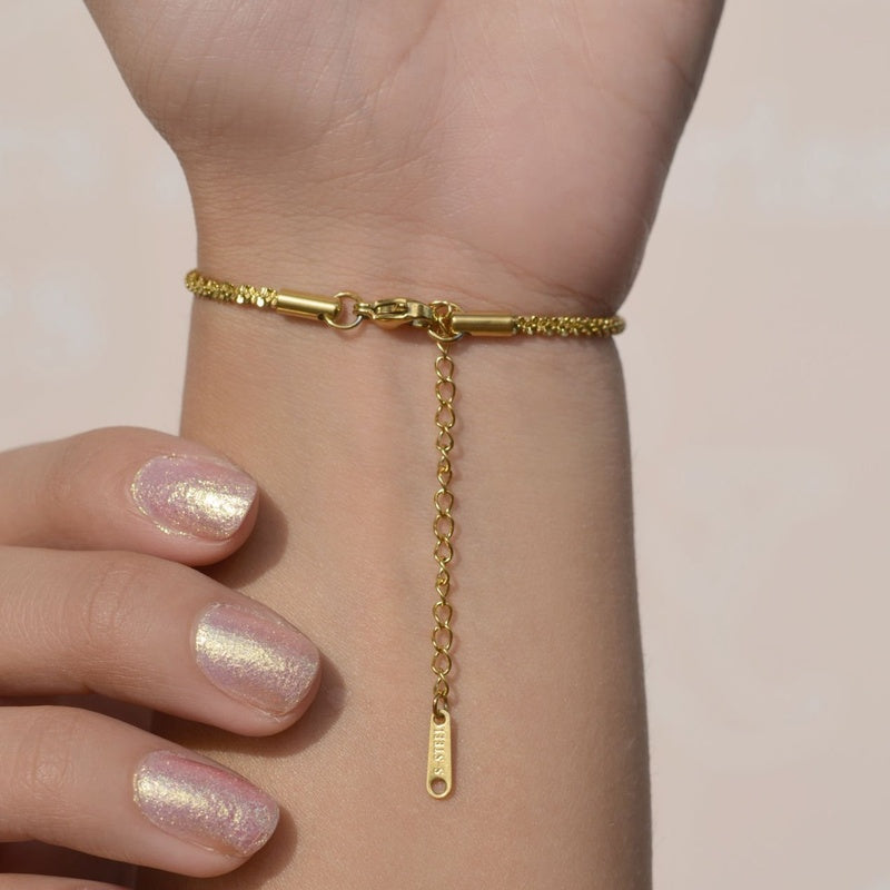 Thin  Chain Bracelet, Chain Bracelet, Gold  Bracelet, Bracelet for Women, Twist Chain, Snake Chain, Thick Chain Bracelet